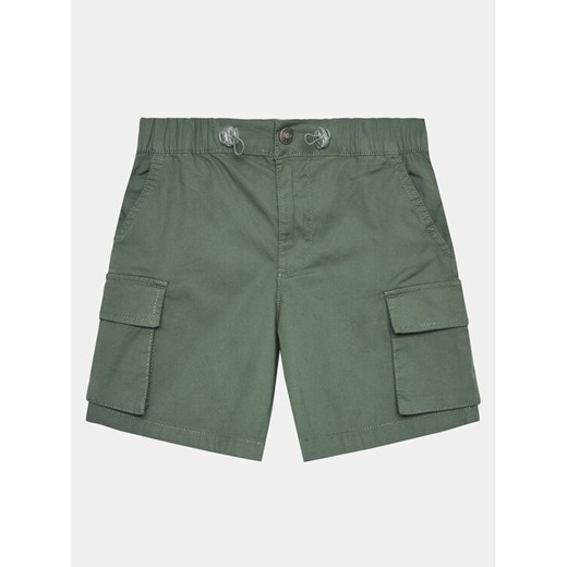 United Colors Of Benetton Szorty materiałowe 4L2VC9031 Zielony Relaxed Fit ze sklepu MODIVO w kategorii Spodenki chłopięce - zdjęcie 182765703
