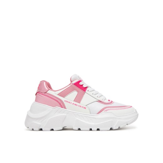 Versace Jeans Couture Sneakersy 78VA3SC4 Biały ze sklepu MODIVO w kategorii Buty sportowe damskie - zdjęcie 182765732