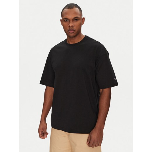 Champion T-Shirt 220714 Czarny Standard Fit ze sklepu MODIVO w kategorii T-shirty męskie - zdjęcie 182765791
