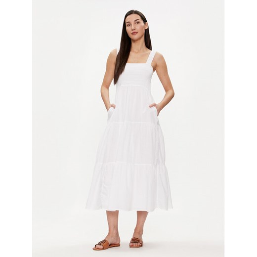 Seafolly Sukienka letnia 54865-DR Biały Regular Fit ze sklepu MODIVO w kategorii Sukienki - zdjęcie 182765811