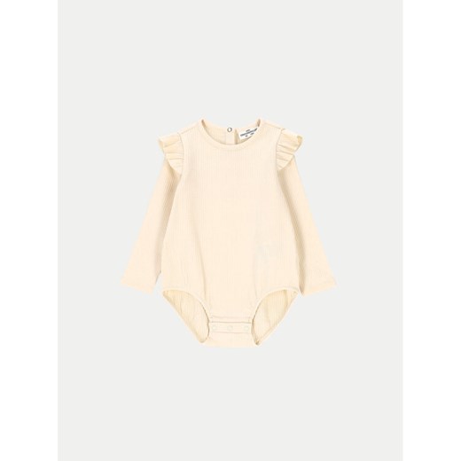 Coccodrillo Body dziecięce ZC4112101FGN Écru ze sklepu MODIVO w kategorii Body niemowlęce - zdjęcie 182765892
