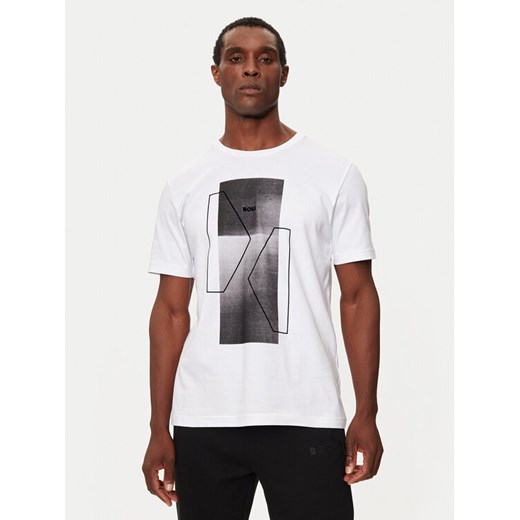 Boss T-Shirt 50525219 Biały Regular Fit ze sklepu MODIVO w kategorii T-shirty męskie - zdjęcie 182765910