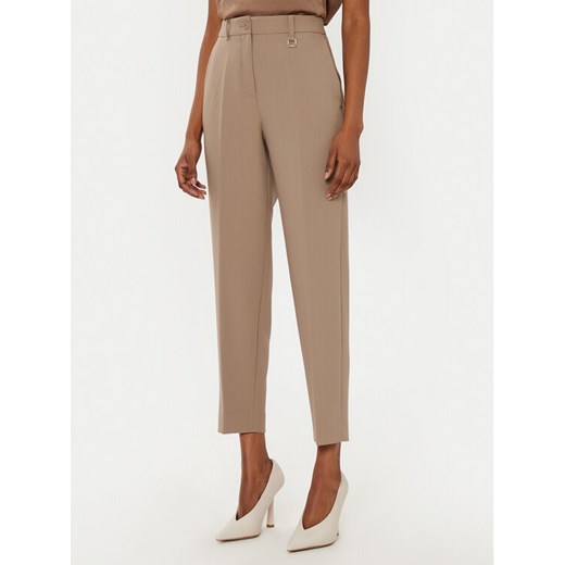 JOOP! Chinosy 58 JW244P138-V 30044066 Beżowy Slim Fit ze sklepu MODIVO w kategorii Spodnie damskie - zdjęcie 182765953
