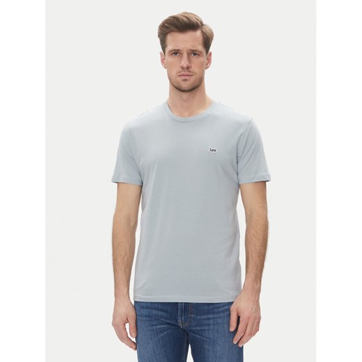 Lee T-Shirt Patch 112364594 Błękitny Regular Fit ze sklepu MODIVO w kategorii T-shirty męskie - zdjęcie 182765981