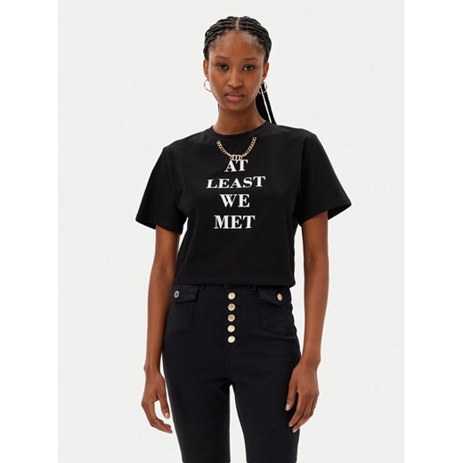 MET T-Shirt M10 261TS Czarny Regular Fit ze sklepu MODIVO w kategorii Bluzki damskie - zdjęcie 182765993