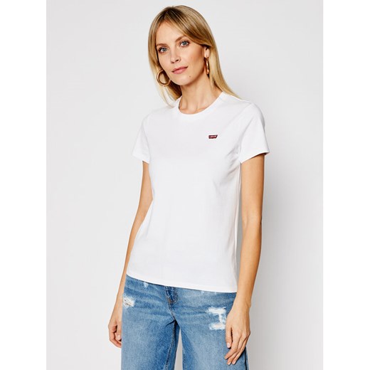 Levi's® T-Shirt Perfect Tee 39185-0006 Biały Regular Fit ze sklepu MODIVO w kategorii Bluzki damskie - zdjęcie 182766010