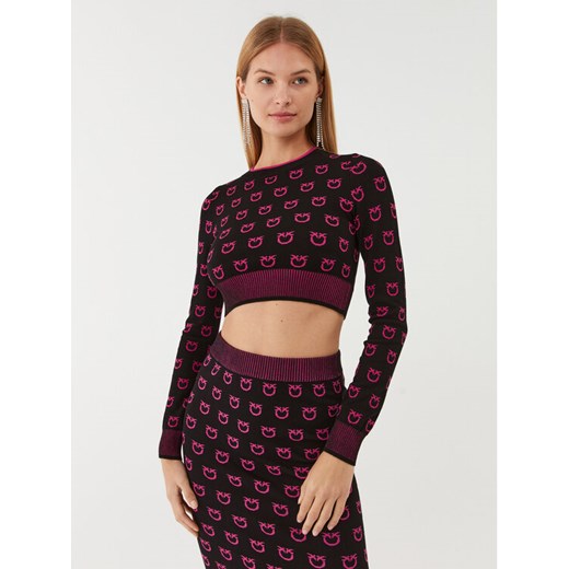 Pinko Sweter 101561 A112 Czarny Regular Fit ze sklepu MODIVO w kategorii Swetry damskie - zdjęcie 182766014