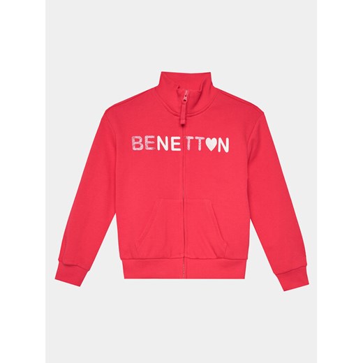 United Colors Of Benetton Bluza 3J68C503O Różowy Regular Fit United Colors Of Benetton 2XL MODIVO