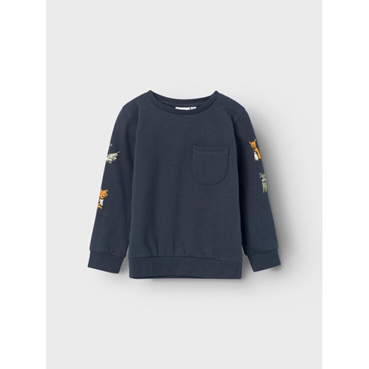 NAME IT Bluza 13221486 Granatowy Regular Fit ze sklepu MODIVO w kategorii Bluzy chłopięce - zdjęcie 182766050
