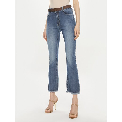 Please Jeansy P2XSBQ2W7N Granatowy Straight Leg ze sklepu MODIVO w kategorii Jeansy damskie - zdjęcie 182766060