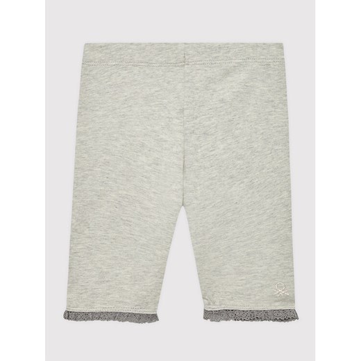 United Colors Of Benetton Legginsy 3MT1I0820 Szary Slim Fit ze sklepu MODIVO w kategorii Spodenki dziewczęce - zdjęcie 182766083
