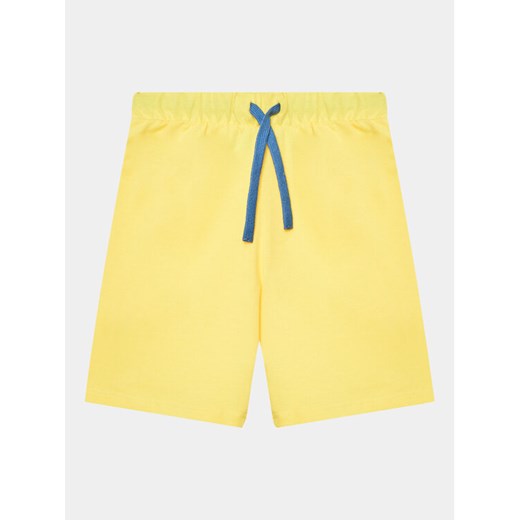 United Colors Of Benetton Szorty sportowe 3BL0G900Q Żółty Regular Fit ze sklepu MODIVO w kategorii Spodenki niemowlęce - zdjęcie 182766092