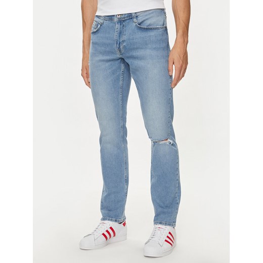 Mustang Jeansy Oregon 1015125 Niebieski Slim Fit ze sklepu MODIVO w kategorii Jeansy męskie - zdjęcie 182766142