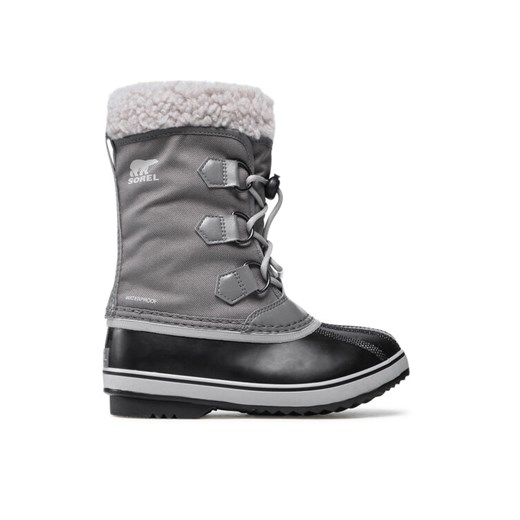 Sorel Śniegowce Yoot Pac Nylon Wp NY1962 Szary ze sklepu MODIVO w kategorii Buty zimowe dziecięce - zdjęcie 182766203