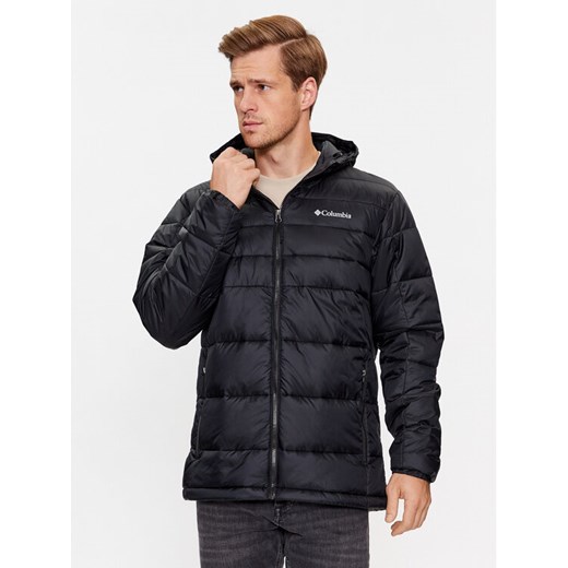 Columbia Kurtka zimowa Buck Butte™ Insulated Hooded Jacket Czarny Regular Fit ze sklepu MODIVO w kategorii Kurtki męskie - zdjęcie 182766422