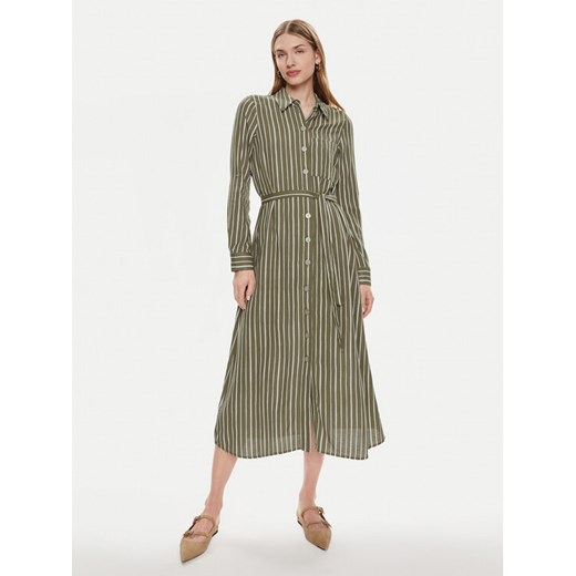 Vero Moda Sukienka koszulowa Ilisa 10306597 Brązowy Regular Fit ze sklepu MODIVO w kategorii Sukienki - zdjęcie 182766470