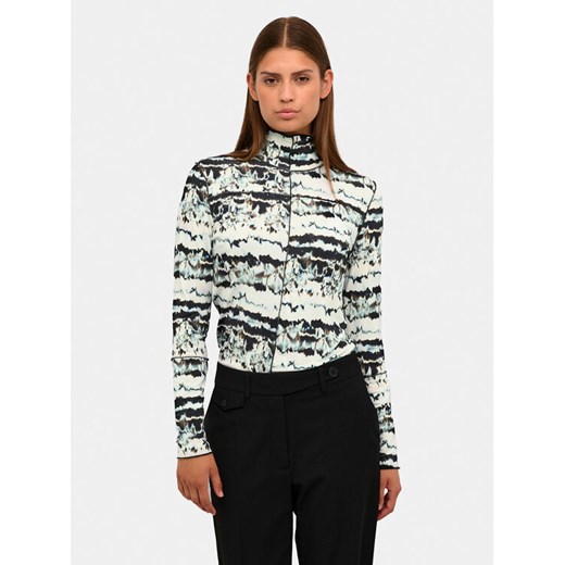 Karen by Simonsen Bluzka Marbel 10104743 Kolorowy Slim Fit ze sklepu MODIVO w kategorii Bluzki damskie - zdjęcie 182766473
