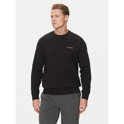 Calvin Klein Bluza Linear Box Logo K10K114259 Czarny Regular Fit ze sklepu MODIVO w kategorii Bluzy męskie - zdjęcie 182766513