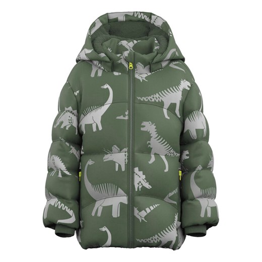 NAME IT Kurtka zimowa 13218522 Zielony Regular Fit ze sklepu MODIVO w kategorii Kurtki chłopięce - zdjęcie 182766610