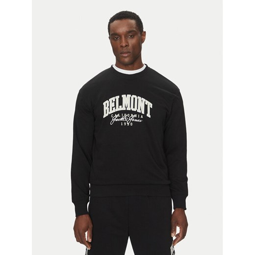 Jack&Jones Bluza Detroit 12268470 Czarny Relaxed Fit ze sklepu MODIVO w kategorii Bluzy męskie - zdjęcie 182766723