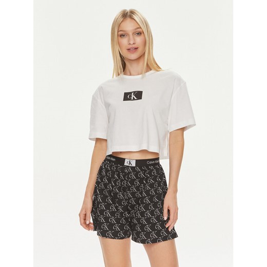 Calvin Klein Underwear Piżama 000QS7180E Granatowy Relaxed Fit ze sklepu MODIVO w kategorii Piżamy damskie - zdjęcie 182766823