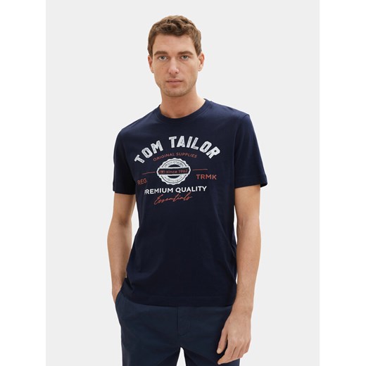 Tom Tailor T-Shirt 1037735 Granatowy Regular Fit ze sklepu MODIVO w kategorii T-shirty męskie - zdjęcie 182766871