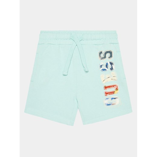Guess Szorty sportowe N4GD04 KA6R3 Niebieski Relaxed Fit ze sklepu MODIVO w kategorii Spodenki chłopięce - zdjęcie 182766892