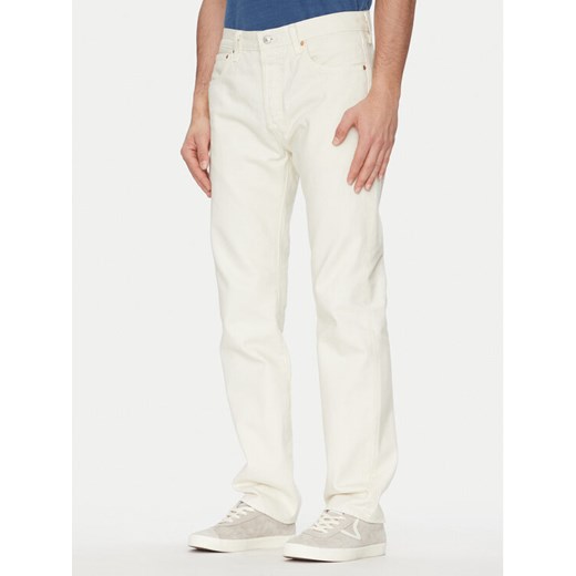 Levi's® Jeansy 501® 00501-3279 Écru Straight Fit ze sklepu MODIVO w kategorii Jeansy męskie - zdjęcie 182766981