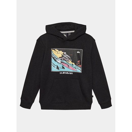 Quiksilver Bluza Graphichoodie Otlr EQBFT03845 Czarny Regular Fit ze sklepu MODIVO w kategorii Bluzy chłopięce - zdjęcie 182767021