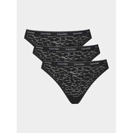 Calvin Klein Underwear Komplet 3 par fig klasycznych 000QD5069E Czarny ze sklepu MODIVO w kategorii Majtki damskie - zdjęcie 182767073