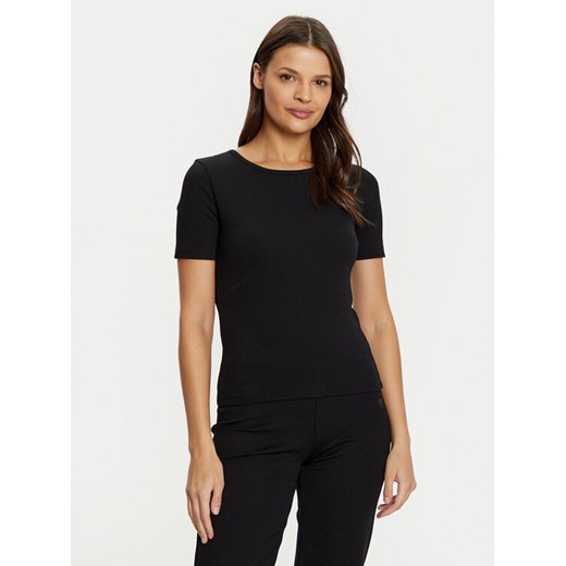 Guess T-Shirt V5RI04 KCLH0 Czarny Regular Fit ze sklepu MODIVO w kategorii Bluzki damskie - zdjęcie 182767102