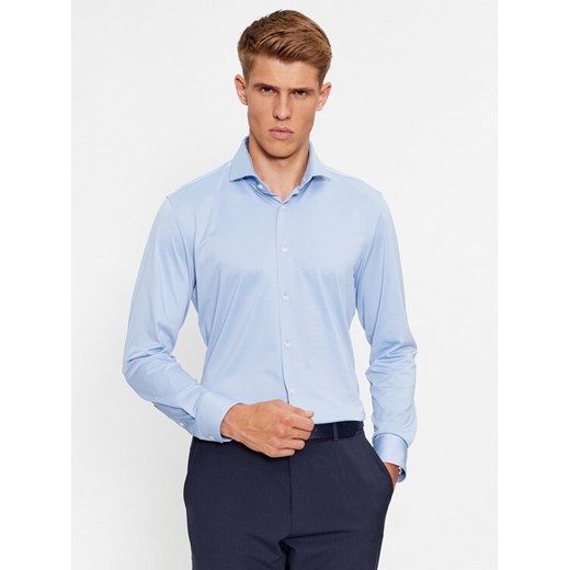 Boss Koszula P-Hank-Spread-C1-222 50503533 Błękitny Slim Fit ze sklepu MODIVO w kategorii Koszule męskie - zdjęcie 182767112