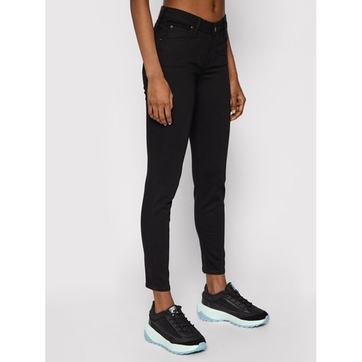 Lee Jeansy Scarlett L526FS47 112111638 Czarny Skinny Fit ze sklepu MODIVO w kategorii Jeansy damskie - zdjęcie 182767160