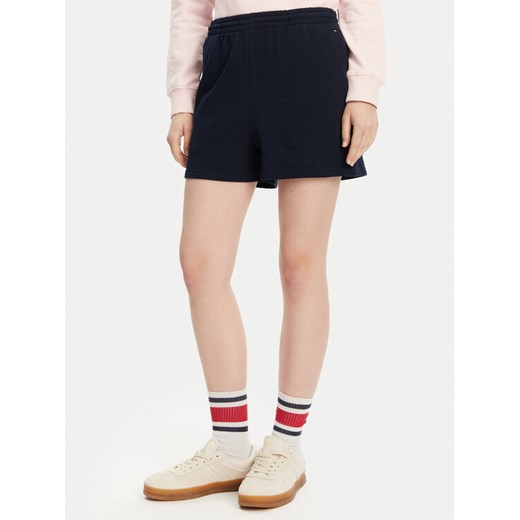 Tommy Hilfiger Szorty sportowe UW0UW05800 Granatowy Regular Fit ze sklepu MODIVO w kategorii Szorty - zdjęcie 182767234