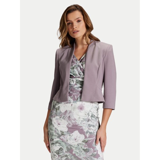 Swing Marynarka 4AF01800 Fioletowy Regular Fit ze sklepu MODIVO w kategorii Marynarki damskie - zdjęcie 182767311