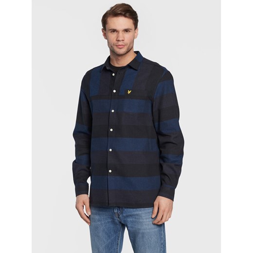 Lyle & Scott Koszula Artisinal LW1603V Granatowy Regular Fit ze sklepu MODIVO w kategorii Koszule męskie - zdjęcie 182767312