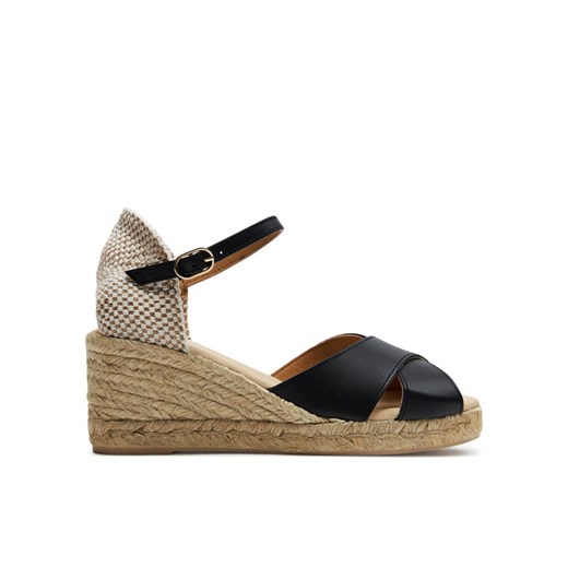 Geox Espadryle D Gelsa Low D45NGA 00085 C9999 Czarny ze sklepu MODIVO w kategorii Sandały damskie - zdjęcie 182767351
