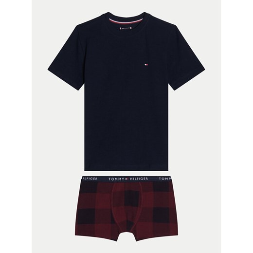 Tommy Hilfiger Piżama UB0UB00562 Granatowy Regular Fit ze sklepu MODIVO w kategorii Piżamy dziecięce - zdjęcie 182767364