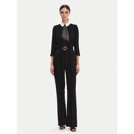 Elisabetta Franchi Kombinezon TU-047-52E2 Czarny Regular Fit ze sklepu MODIVO w kategorii Kombinezony damskie - zdjęcie 182767393