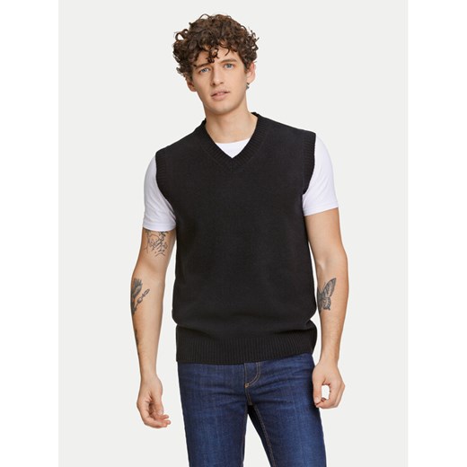Lindbergh Sweter 30-800221 Czarny Relaxed Fit ze sklepu MODIVO w kategorii Swetry męskie - zdjęcie 182767434