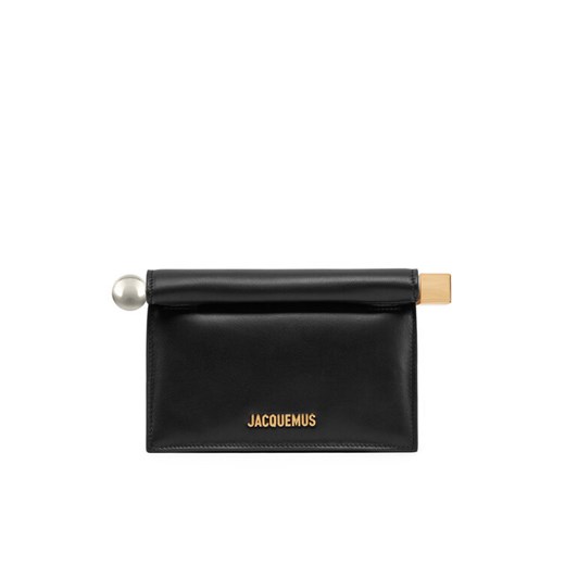 JACQUEMUS Torebka La Petite Pochette Rond C 24E241BA392-3171 Czarny ze sklepu MODIVO w kategorii Kopertówki - zdjęcie 182767451