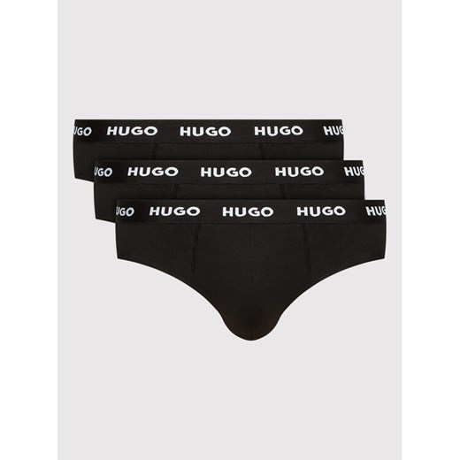 Hugo Komplet 3 par slipów 50469763 Czarny ze sklepu MODIVO w kategorii Majtki męskie - zdjęcie 182767461