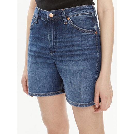 Wrangler Szorty jeansowe Cowboy 112351042 Niebieski Relaxed Fit ze sklepu MODIVO w kategorii Szorty - zdjęcie 182767464