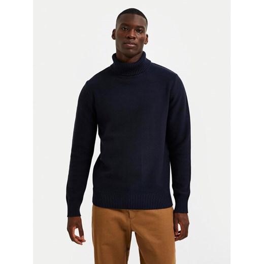Selected Homme Golf 16086644 Granatowy Regular Fit ze sklepu MODIVO w kategorii Swetry męskie - zdjęcie 182767471