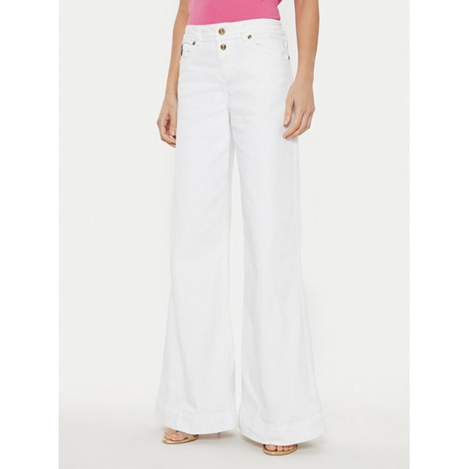Versace Jeans Couture Jeansy 78HAB561 Biały Wide Leg ze sklepu MODIVO w kategorii Jeansy damskie - zdjęcie 182767481