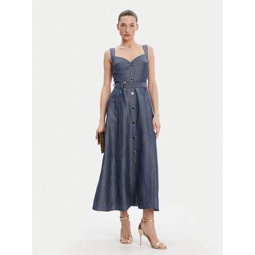 Liu Jo Sukienka letnia WA5312 T4818 Niebieski Regular Fit ze sklepu MODIVO w kategorii Sukienki - zdjęcie 182767560