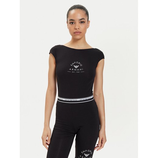 Emporio Armani Underwear Body 164798 4R227 00020 Czarny Slim Fit ze sklepu MODIVO w kategorii Bluzki damskie - zdjęcie 182767564