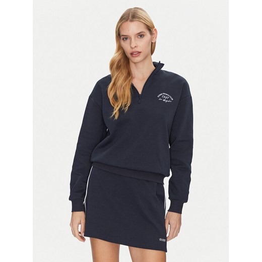 Guess Bluza V5GQ06 KCS01 Granatowy Regular Fit ze sklepu MODIVO w kategorii Bluzy damskie - zdjęcie 182767590