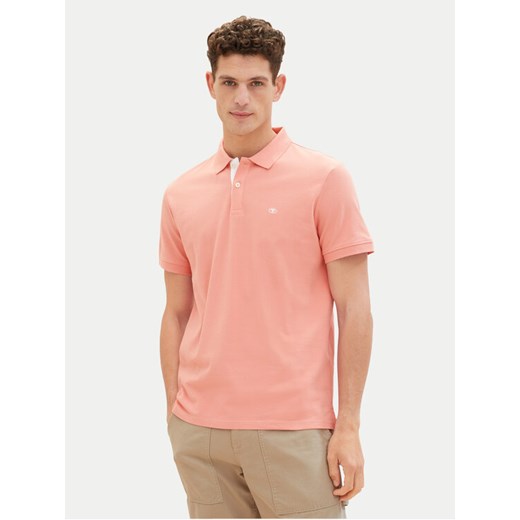 Tom Tailor Polo 1031006 Różowy Regular Fit ze sklepu MODIVO w kategorii T-shirty męskie - zdjęcie 182767620