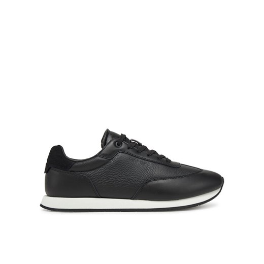 Calvin Klein Sneakersy Low Top Lace Up Tmbl Lth HM0HM01804 Czarny ze sklepu MODIVO w kategorii Buty sportowe męskie - zdjęcie 182767811